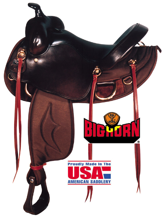 Big Horn Flat Top Nylon Saddle No. A00305